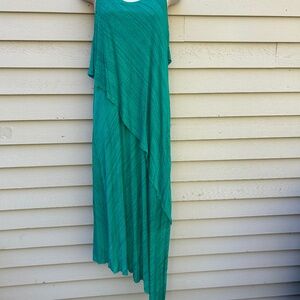 Splendid sleeveless dress with asymmetrical detail, Size XL